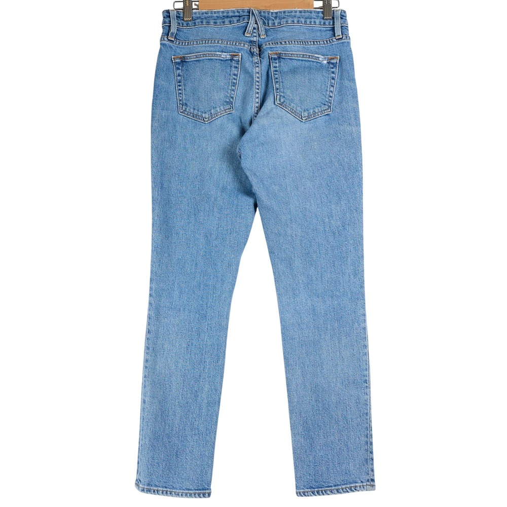 SLVRLAKE Luo Luo Straight Leg Jeans Blue Bird Wash LLOJ701S Size 28 - Picture 2 of 12